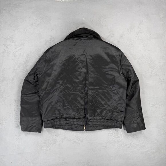 Vintage Fechheimer Uniform Bomber Jacket w/ Removable Faux Fur Collar 50L, XL - Picture 6 of 6